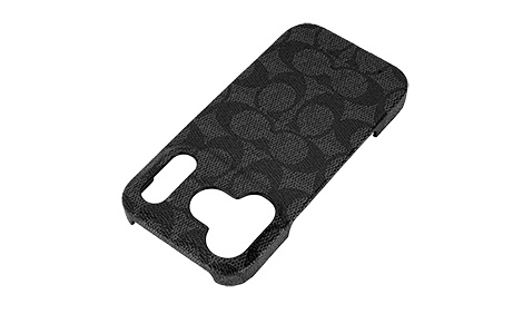 iPhone 17 Prop COACHiRjn[hP[X^SIGNATURE Black