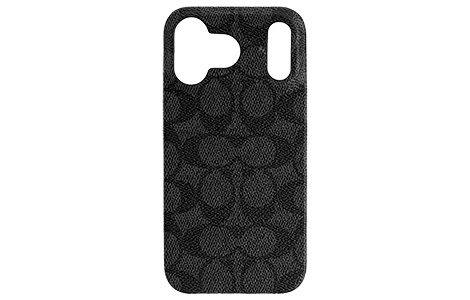iPhone 17 Pro Maxp COACHiRjn[hP[X^SIGNATURE Black