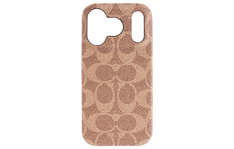 iPhone 17 Prop COACHiRjn[hP[X^SIGNATURE Brown