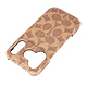 iPhone 17 Prop COACHiRjn[hP[X^SIGNATURE Brown