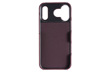 iPhone 17 Pro Maxp COACHiRjn[hP[X^SIGNATURE Brown