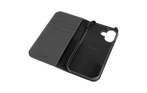 iPhone 17p COACHiRjubN^CvP[X^SIGNATURE Black