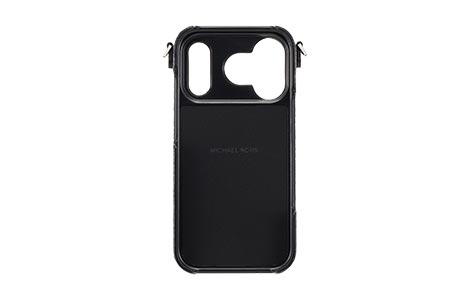 iPhone 17 Prop MICHAEL KORS n[hP[X with Strap^Black