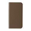 LORNA PASSONI Leather Folio Case for iPhone 17e�^Dark Brown 