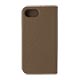 LORNA PASSONI Leather Folio Case for iPhone 17e�^Dark Brown 