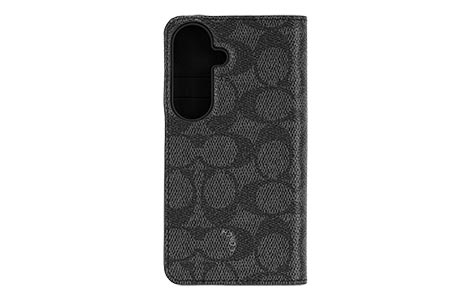 �yau����zSamsung Galaxy S26 COACH�iR�j�u�b�N�^�C�v�P�[�X�^SIGNATURE Black
