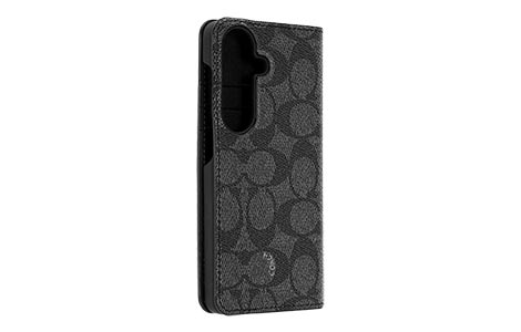 �yau����zSamsung Galaxy S26 COACH�iR�j�u�b�N�^�C�v�P�[�X�^SIGNATURE Black