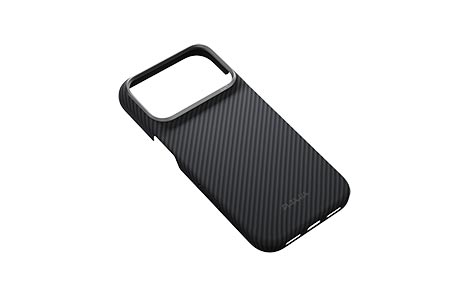 PITAKA Edge Case for iPhone 18 Pro�^Black�EGray