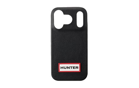 iPhone 18 Pro�p HUNTER �n�[�h�P�[�X ���b�h�{�b�N�X���S�^Black
