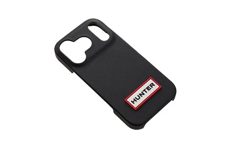 iPhone 18 Pro�p HUNTER �n�[�h�P�[�X ���b�h�{�b�N�X���S�^Black