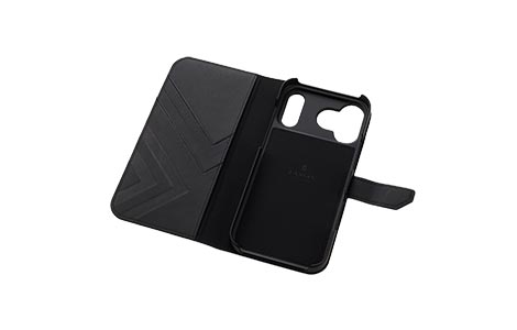 iPhone 18 Pro Max�p LANVIN COLLECTION �u�b�N�^�C�v�P�[�X�^Black