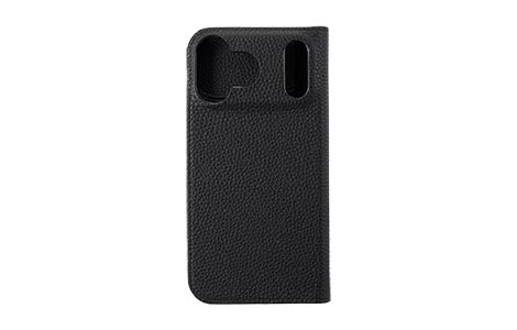LORNA PASSONI Leather Folio Case for iPhone 18 Pro Max�^Black