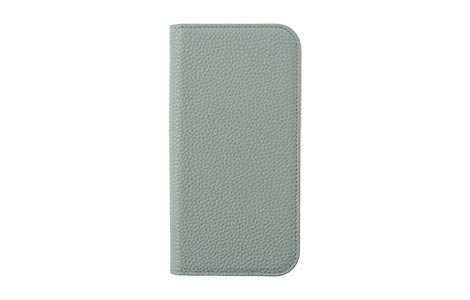 LORNA PASSONI Leather Folio Case for iPhone 18 Pro�^Blue Gray
