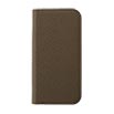 LORNA PASSONI Leather Folio Case for iPhone 18 Pro�^Dark Brown