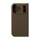 LORNA PASSONI Leather Folio Case for iPhone 18 Pro�^Dark Brown