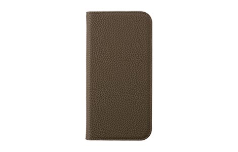 LORNA PASSONI Leather Folio Case for iPhone 18 Pro Max�^Dark Brown