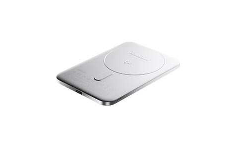 BMX AIR 5K Magnetic Solid-State Power Bank - Silver