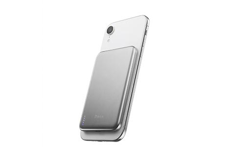 BMX AIR 5K Magnetic Solid-State Power Bank - Silver