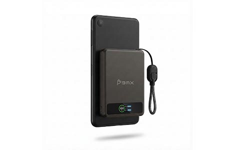 BMX SolidSafe(TM) 5K Solid-State Magnetic Power Bank/Black