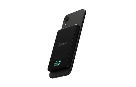 BMX SolidSafe(TM) 5K Solid-State Magnetic Power Bank/Black