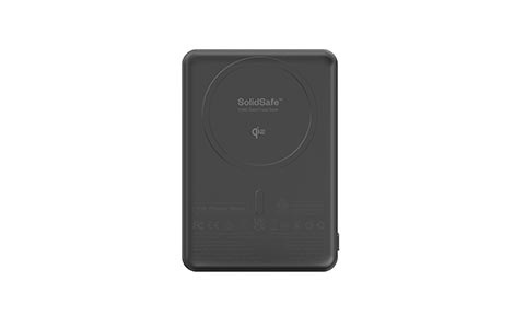 BMX SolidSafe(TM) 10K Solid-State Magnetic Power Bank - Black