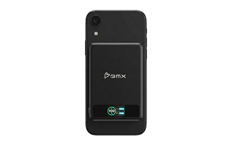 BMX SolidSafe(TM) 10K Solid-State Magnetic Power Bank - Black