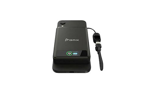 BMX SolidSafe(TM) 10K Solid-State Magnetic Power Bank - Black