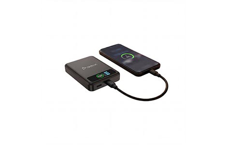 BMX SolidSafe(TM) 10K Solid-State Magnetic Power Bank - Black