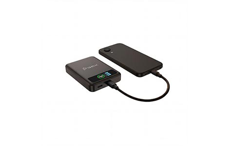 BMX SolidSafe(TM) 10K Solid-State Magnetic Power Bank - Black
