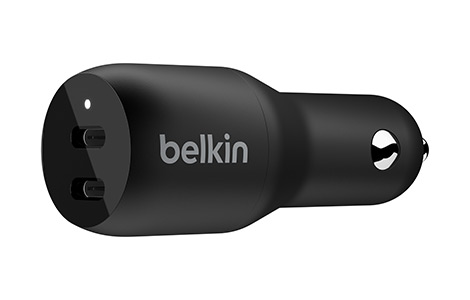 belkin BoostCharge Dual USB-C(R) Car Charger 36W