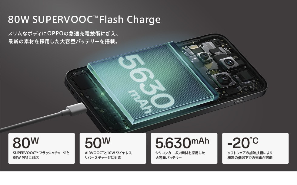 80W SUPERVOOC Flash Charge