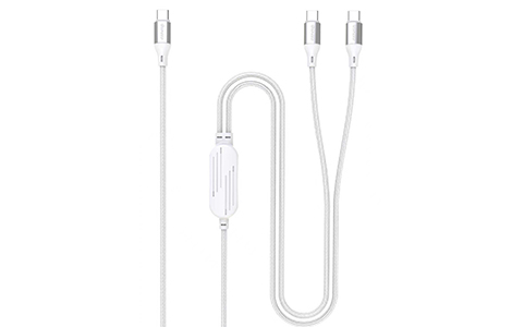 CPSpeed USB-C & USB-C �}���[�d�P�[�u��(2-in-1 140W)1.3m