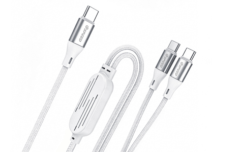 CPSpeed USB-C & USB-C �}���[�d�P�[�u��(2-in-1 140W)1.3m