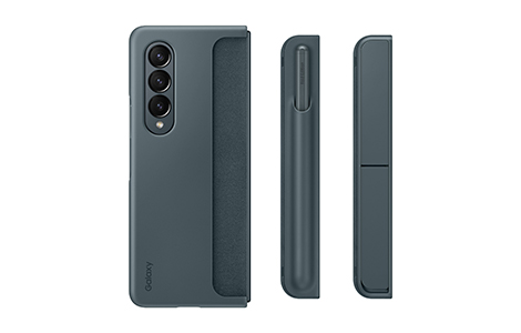 Galaxy Z Fold4 Standing Cover with Pen^Graygreen