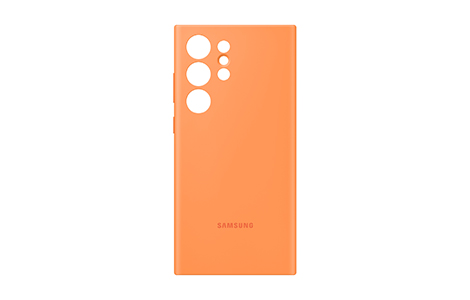 Galaxy S23 Ultra Silicone Case / Orange