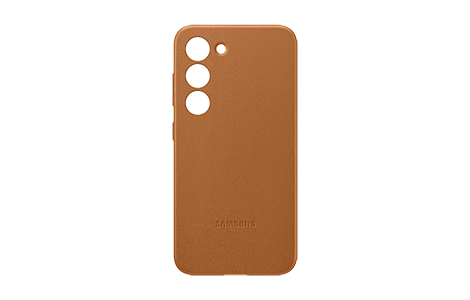 Galaxy S23 Leather Case / Camel