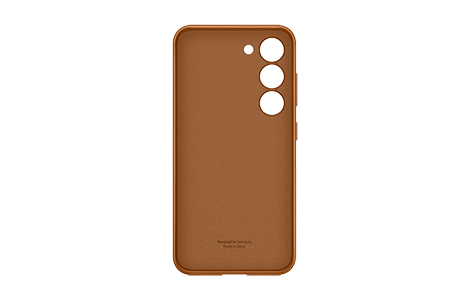 Galaxy S23 Leather Case / Camel