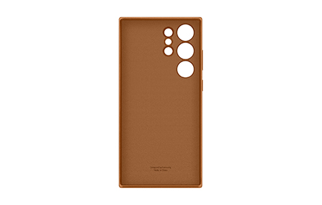 Galaxy S23 Ultra Leather Case / Camel