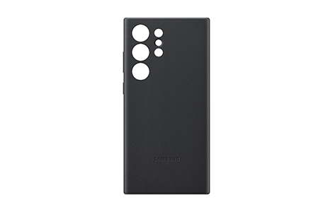 Galaxy S23 Ultra Leather Case / Black
