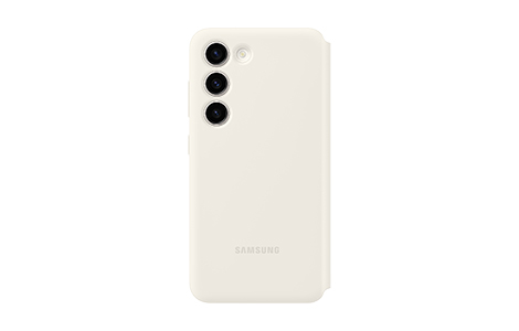 Galaxy S23 Smart View Wallet Case / Cream