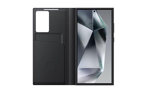 Galaxy S24 Ultra Smart View Wallet Case^Black
