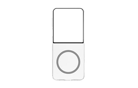 Samsung Galaxy Z Flip7 Clear Magnet Case/Clear