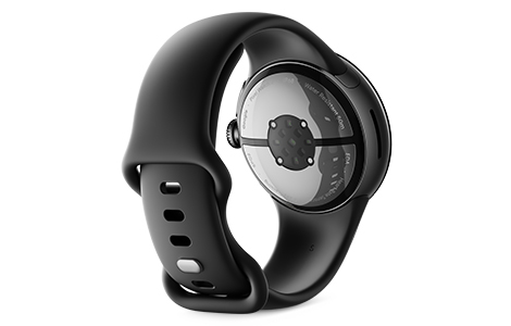 Google Pixel Watch 2 Matte Black アルミケース／Obsidian アクティブ ...