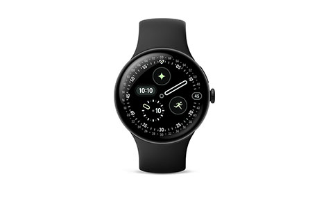 Google Pixel Watch 4 45mm Matte Black A~P[X^Obsidian ANeBu oh
