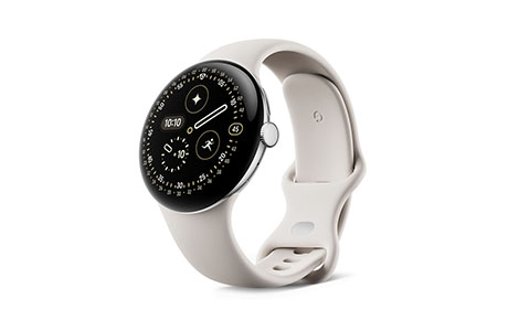 Google Pixel Watch 4 45mm Polished Silver A~P[X^Porcelain ANeBu oh