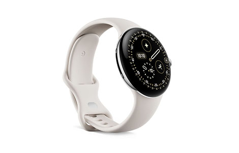 Google Pixel Watch 4 45mm Polished Silver A~P[X^Porcelain ANeBu oh