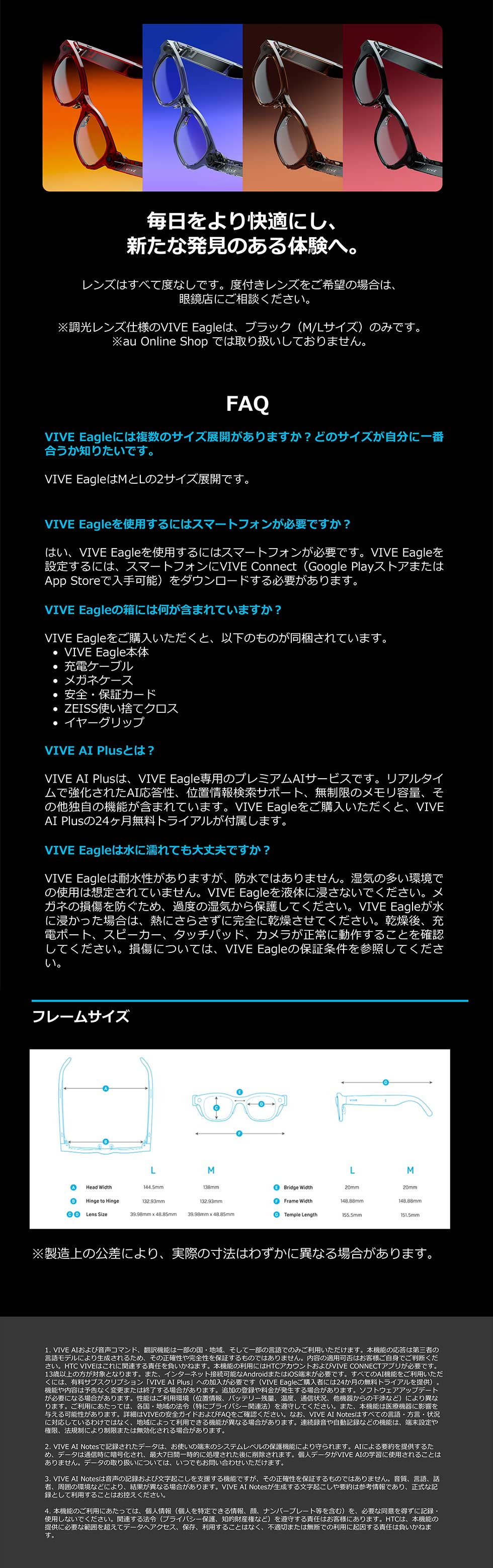 HTC VIVE Eagle Sun lens ���i�ڍ�