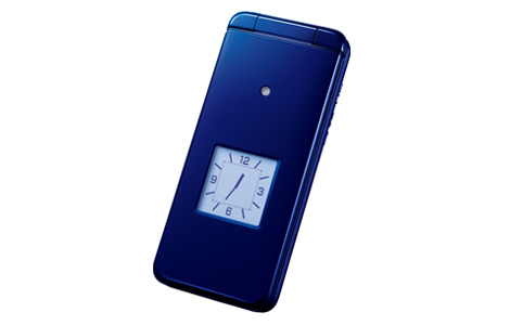 「スクエアリーフ」 かんたんケータイ Kyocera KYF41 BLUE ROYAL 携帯電話本体