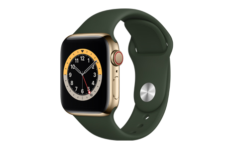yAEgbg(qlsԕis)zApple Watch Series 6 - 40mmS[hXeXX`[P[XƃLvXO[X|[coh