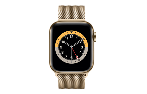 Apple Watch Series 6 40mmゴールドステンレススチールケースとゴールドミラネーゼループ M06w3j Apple Au Online Shop エーユー オンライン ショップ